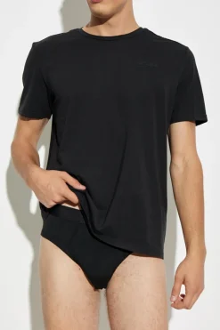 Moschino CZARNY Dwupak t-shirtów z kolekcji ‘Underwear’