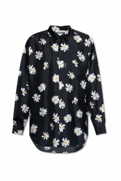 Moschino CZARNY Jedwabna koszula