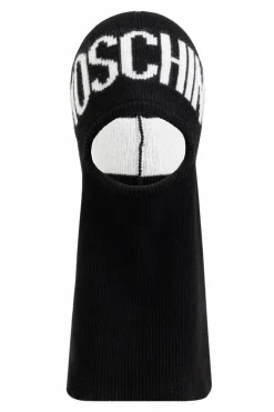 Moschino CZARNY Kominiarka z logo
