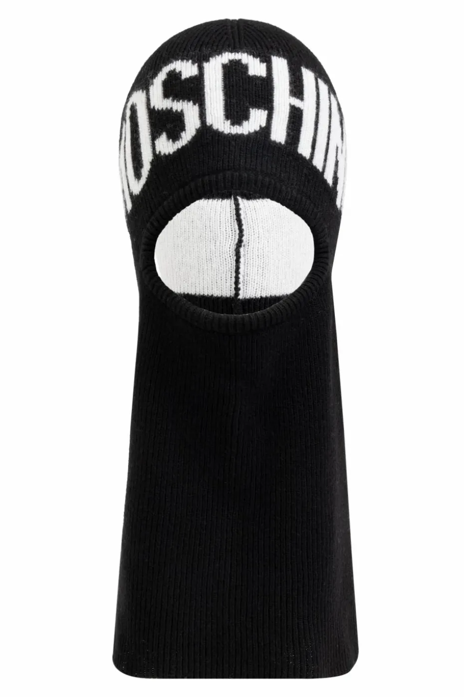 Moschino CZARNY Kominiarka z logo