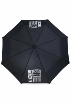 Moschino CZARNY Parasol z logo