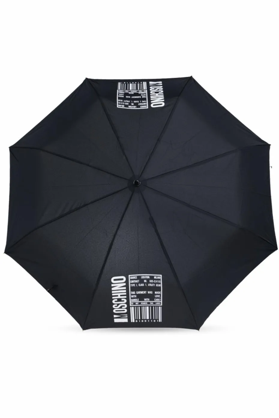 Moschino CZARNY Parasol z logo