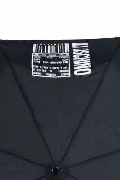 Moschino CZARNY Parasol z logo