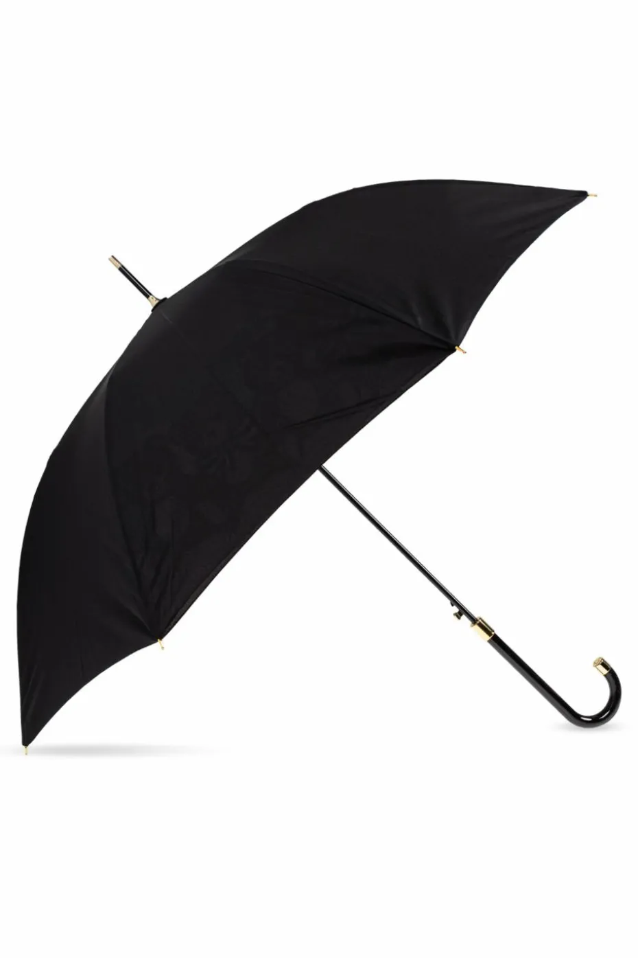 Moschino CZARNY Parasol ze wzorem