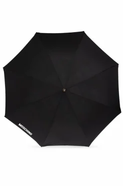Moschino CZARNY Parasol z logo