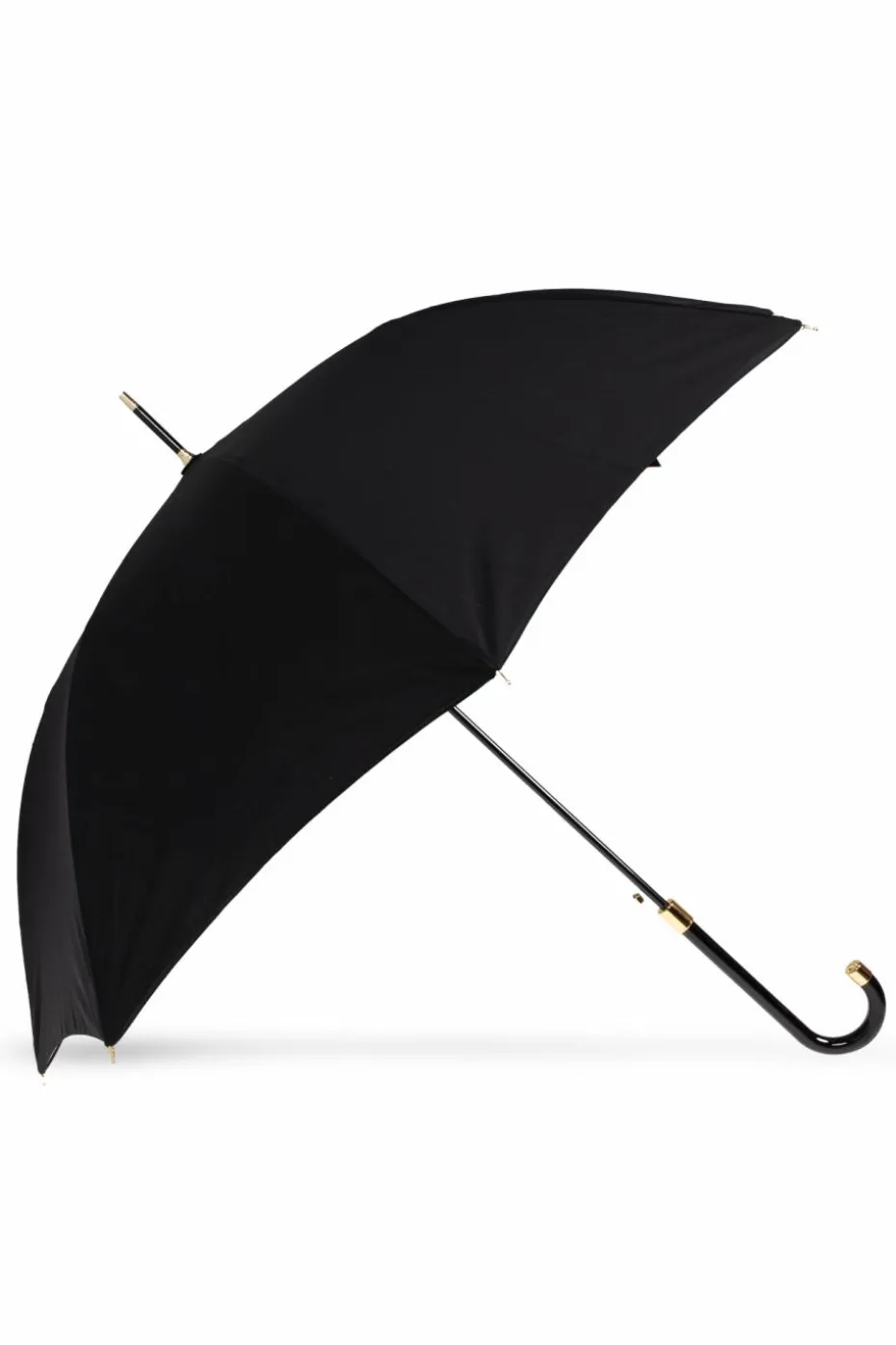 Moschino CZARNY Parasol ze wzorem