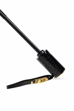 Moschino CZARNY Składany parasol z logo