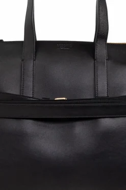 Moschino CZARNY Skórzana torba typu `shopper`