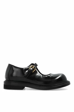 Moschino CZARNY Skórzane buty