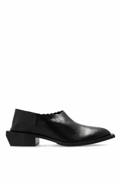 Moschino CZARNY Skórzane buty