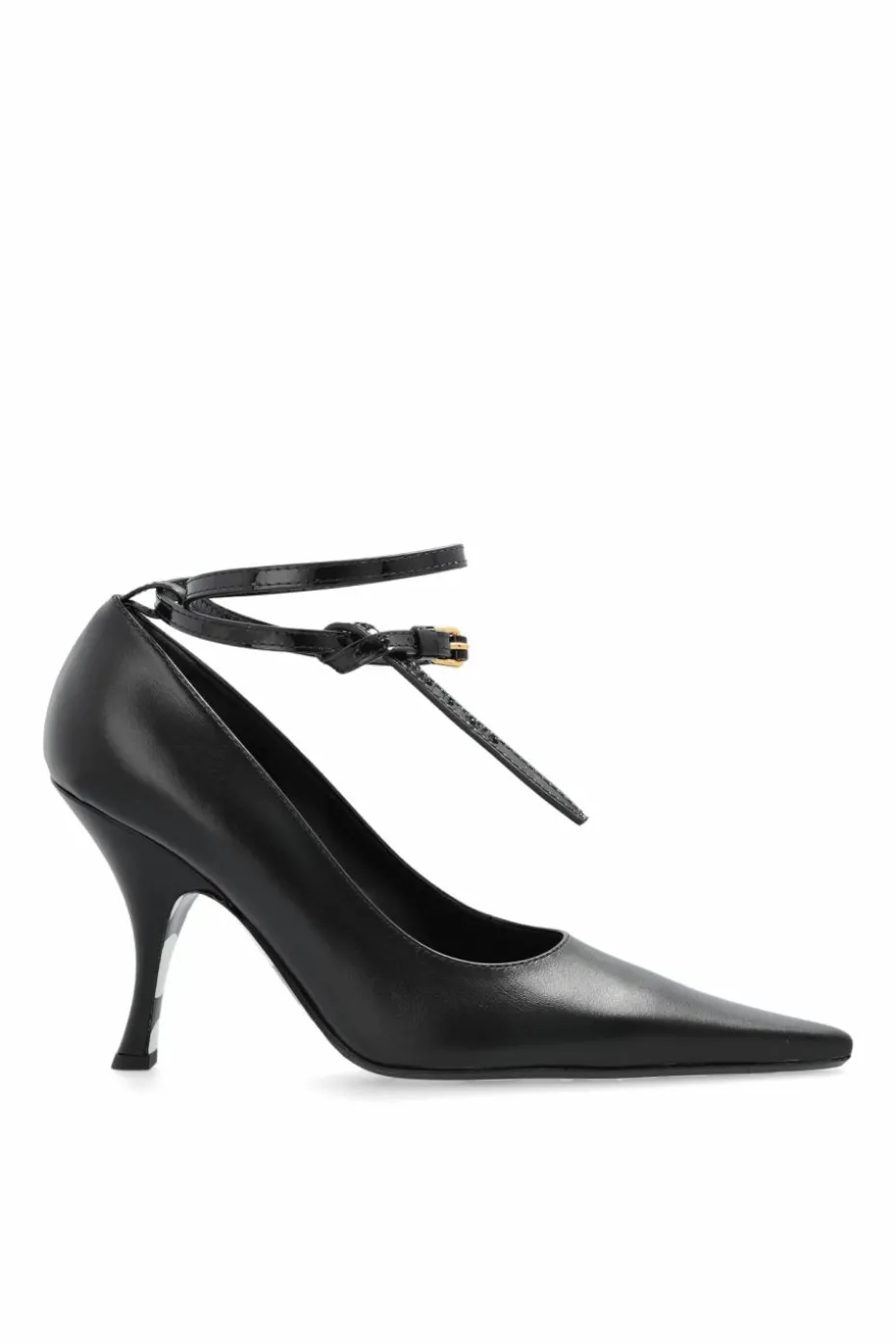 Moschino CZARNY Skórzane szpilki