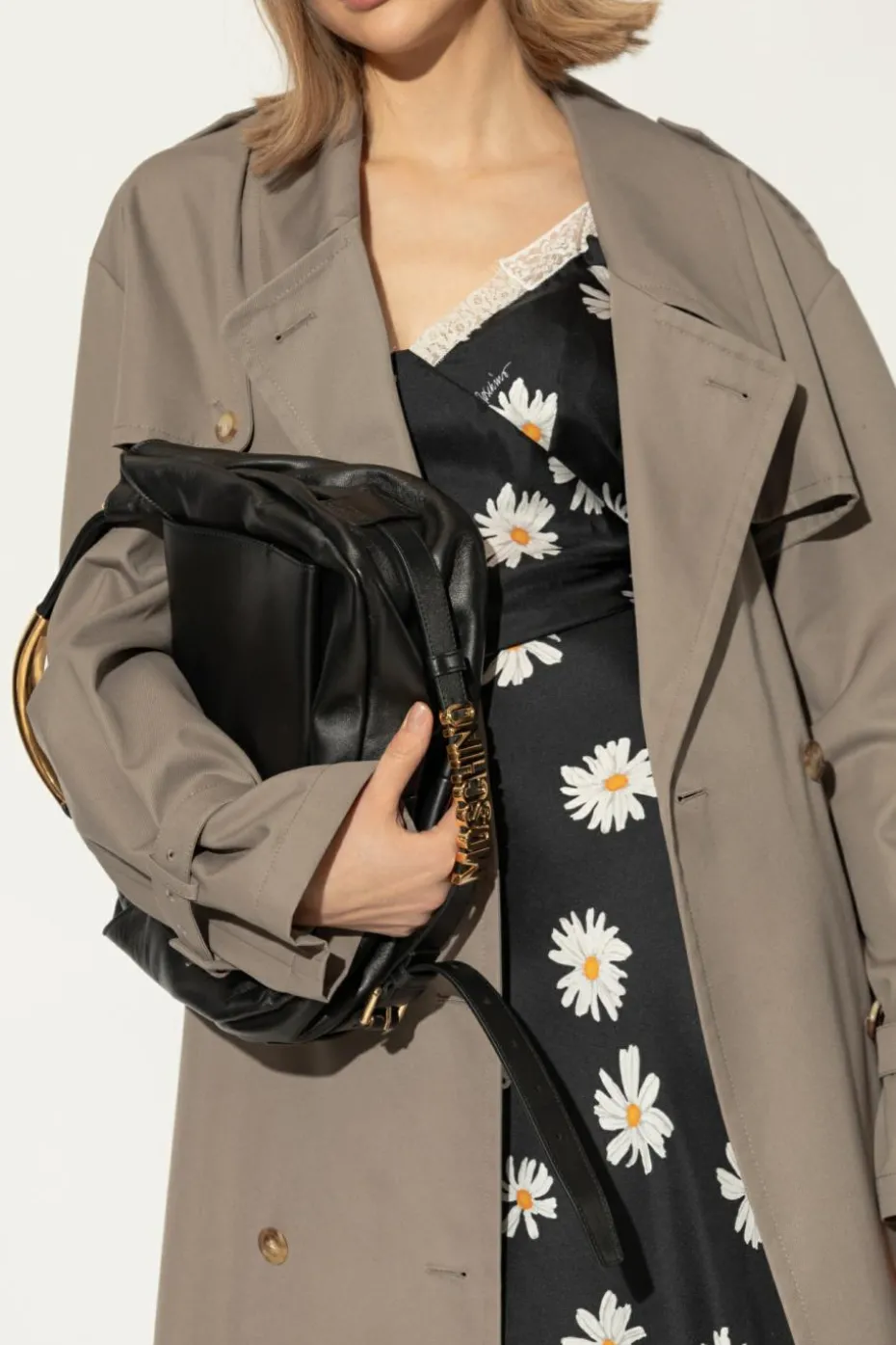 Moschino CZARNY Torba do ręki