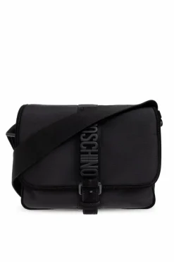 Moschino CZARNY Torba na ramię z logo