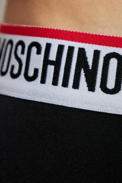 Moschino CZARNY Trójpak bokserek z logo