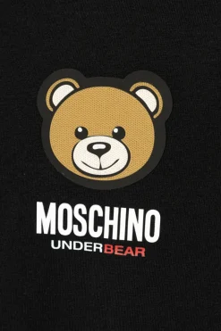 Moschino CZARNY T-shirt z kolekcji `Underwear`