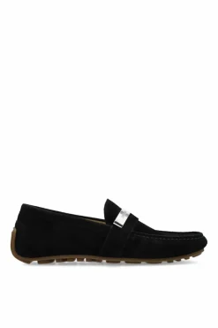 Moschino CZARNY Zamszowe buty
