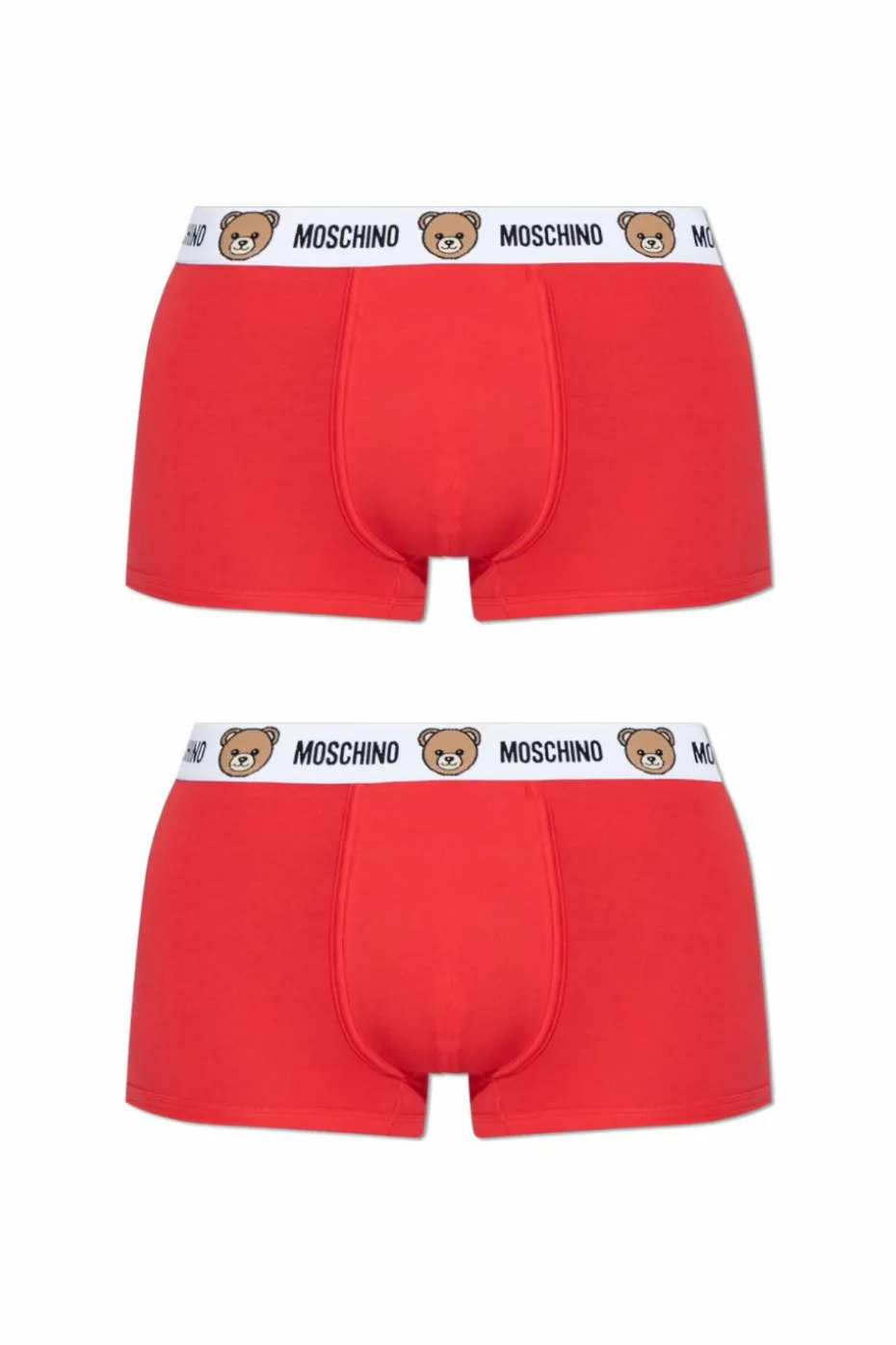 Moschino CZERWONY Dwupak bokserek z logo