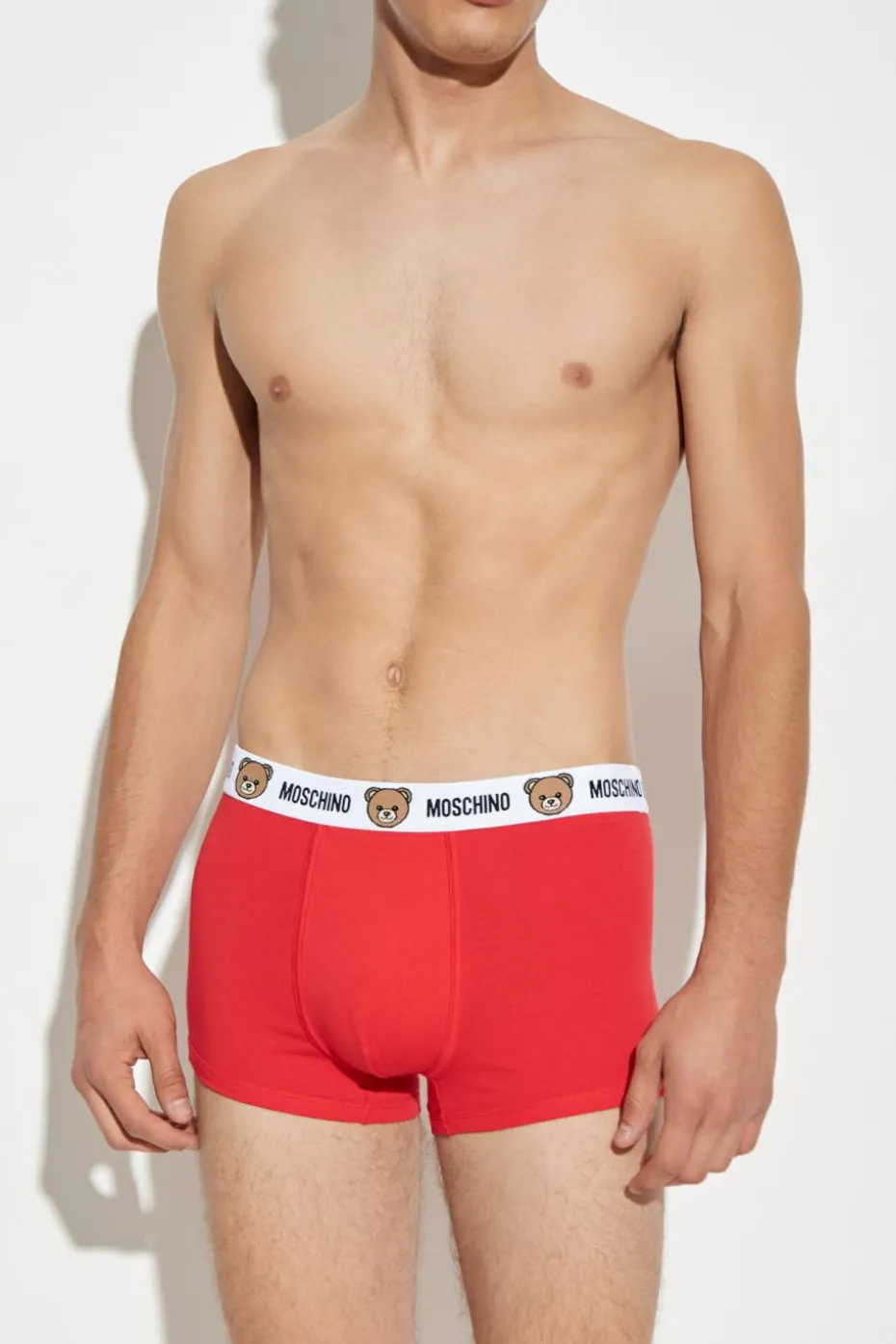 Moschino CZERWONY Dwupak bokserek z logo
