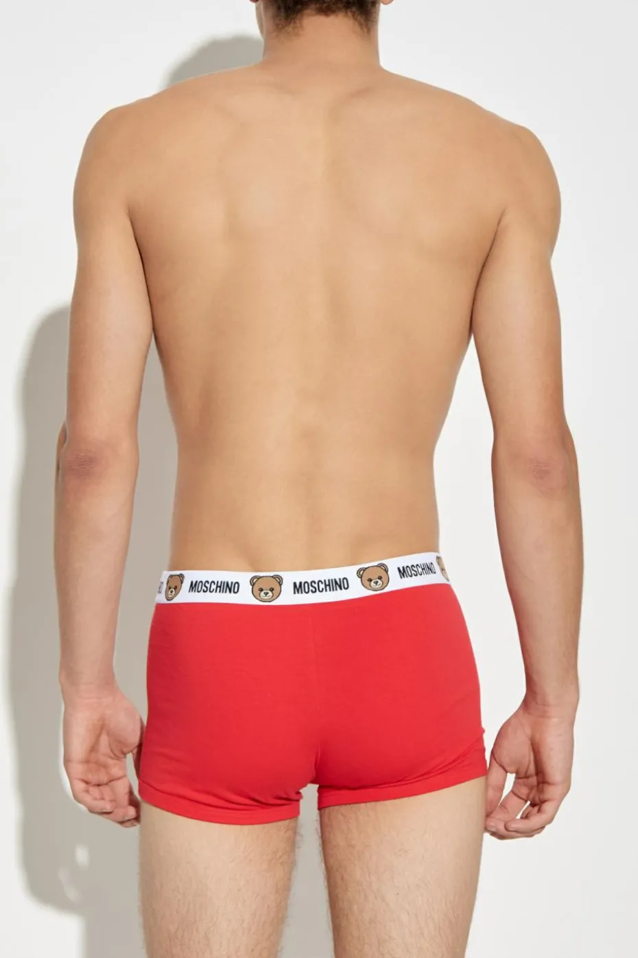 Moschino CZERWONY Dwupak bokserek z logo