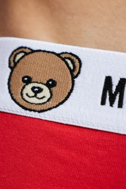 Moschino CZERWONY Dwupak slipów z logo
