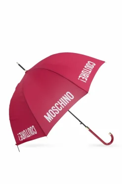 Moschino CZERWONY Parasol z logo