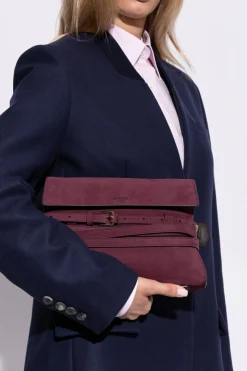 Moschino FIOLETOWY Torba na ramię