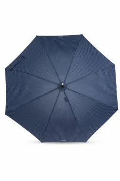 Moschino GRANATOWY Parasol z logo