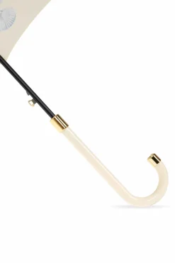 Moschino kremowy Parasol ze wzorem
