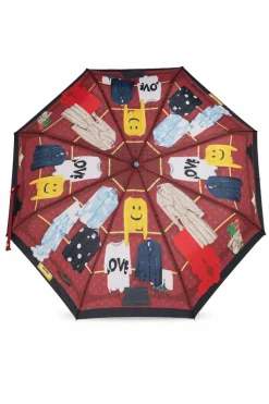 Moschino MULTIKOLOR Składany parasol