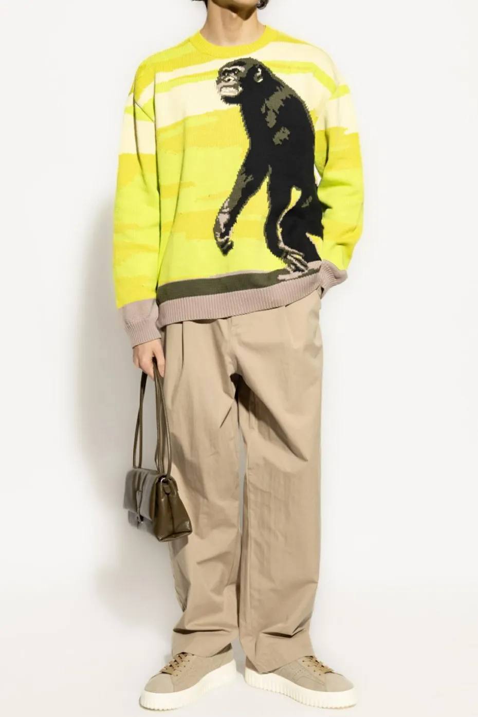 Moschino MULTIKOLOR Wzorzysty sweter