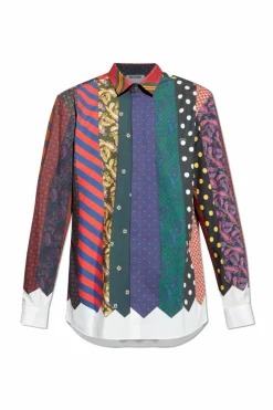 Moschino MULTIKOLOR Wzorzysta koszula