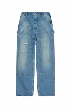 Moschino NIEBIESKI Jeansy z logo