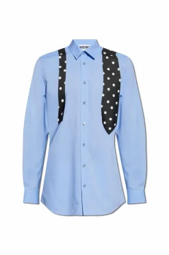 Moschino NIEBIESKI Koszula z nadrukiem
