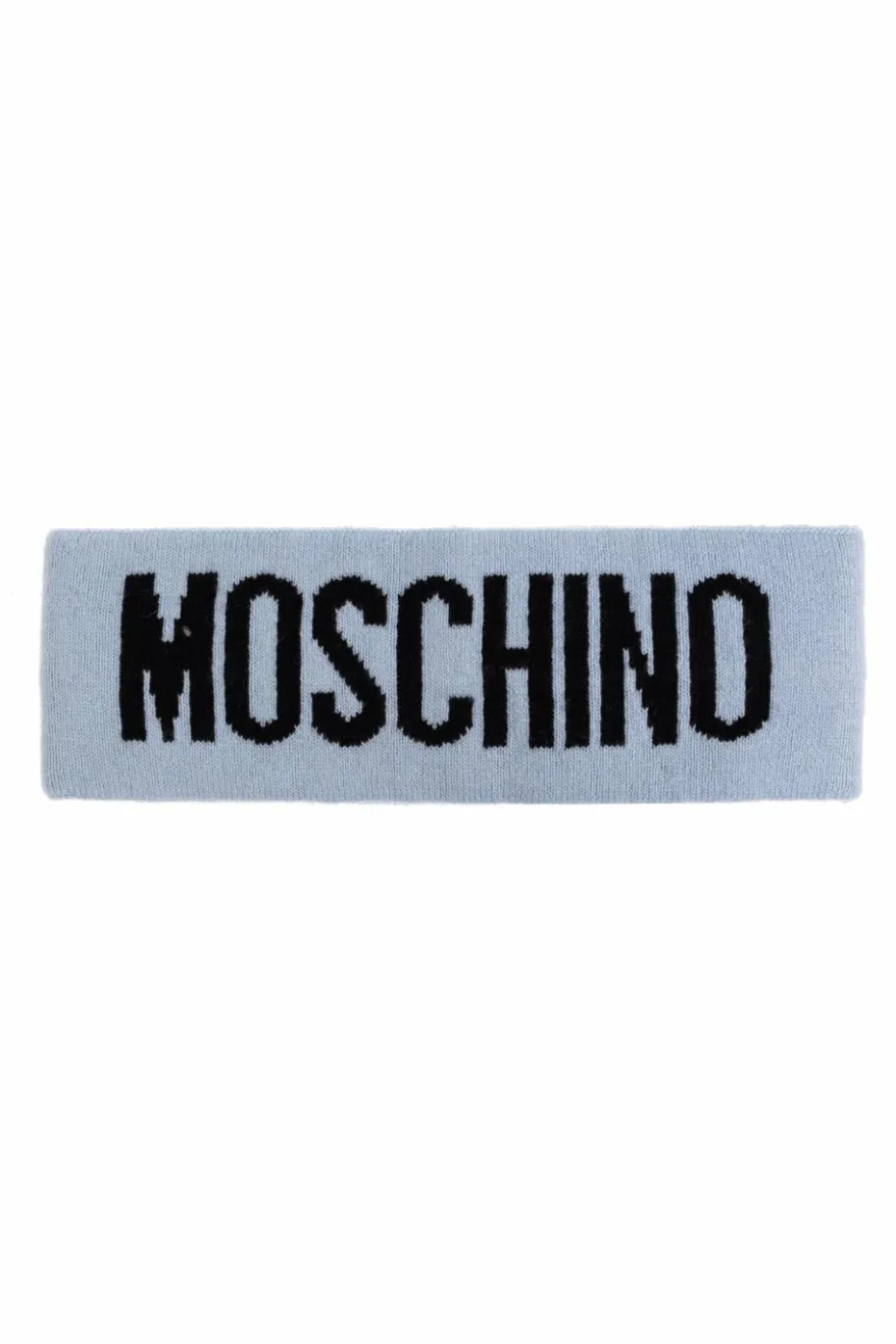 Moschino NIEBIESKI Opaska na głowę z logo