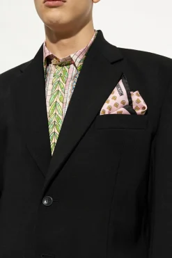 Moschino RÓŻOWY Jedwabna poszetka