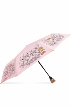 Moschino RÓŻOWY Parasol z logo