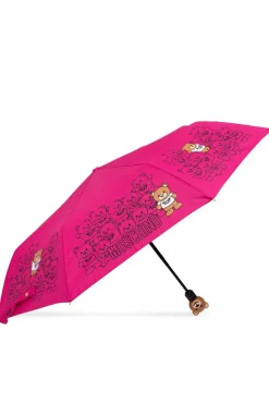 Moschino RÓŻOWY Parasol z logo