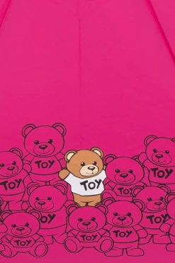 Moschino RÓŻOWY Parasol z logo