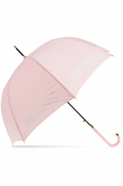 Moschino RÓŻOWY Parasol z logo