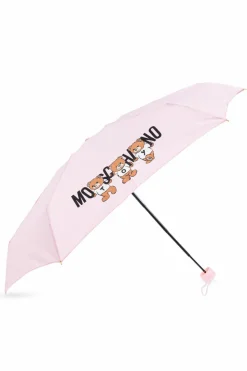 Moschino RÓŻOWY Parasol z logo