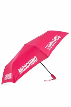 Moschino RÓŻOWY Parasol z logo