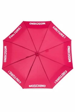 Moschino RÓŻOWY Parasol z logo