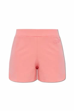 Moschino RÓŻOWY Szorty z logo