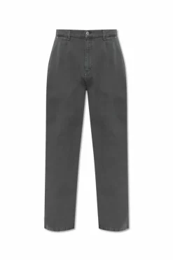 Moschino SZARY Jeansy z kieszeniami