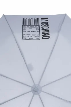 Moschino SZARY Parasol z logo