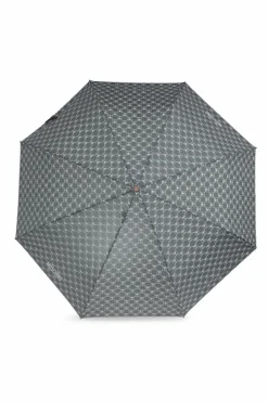 Moschino SZARY Parasol z logo