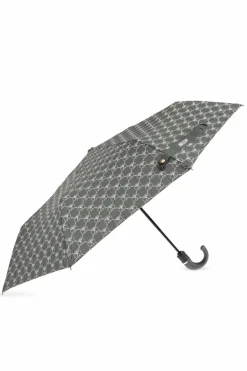 Moschino SZARY Składany parasol z logo
