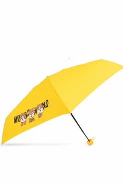 Moschino ŻÓŁTY Parasol z logo