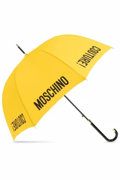 Moschino ŻÓŁTY Parasol z logo