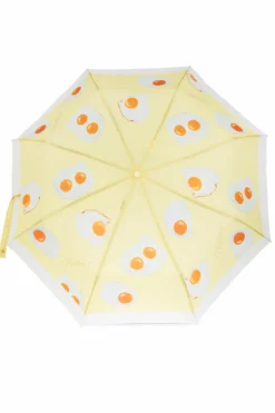 Moschino ŻÓŁTY Parasol z nadrukiem